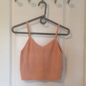 Knit crop top